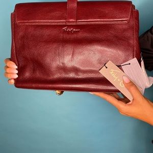 Authentic Foley +Corrina leather bag